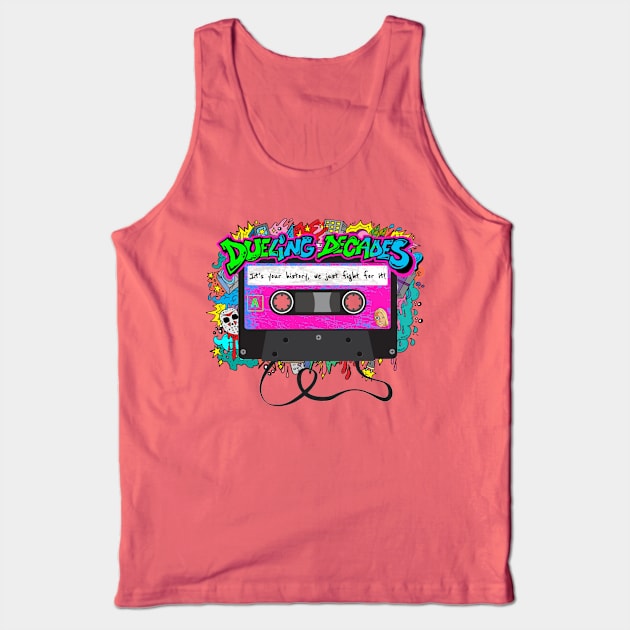 Dueling Decades Tape Tank Top by Dueling Decades